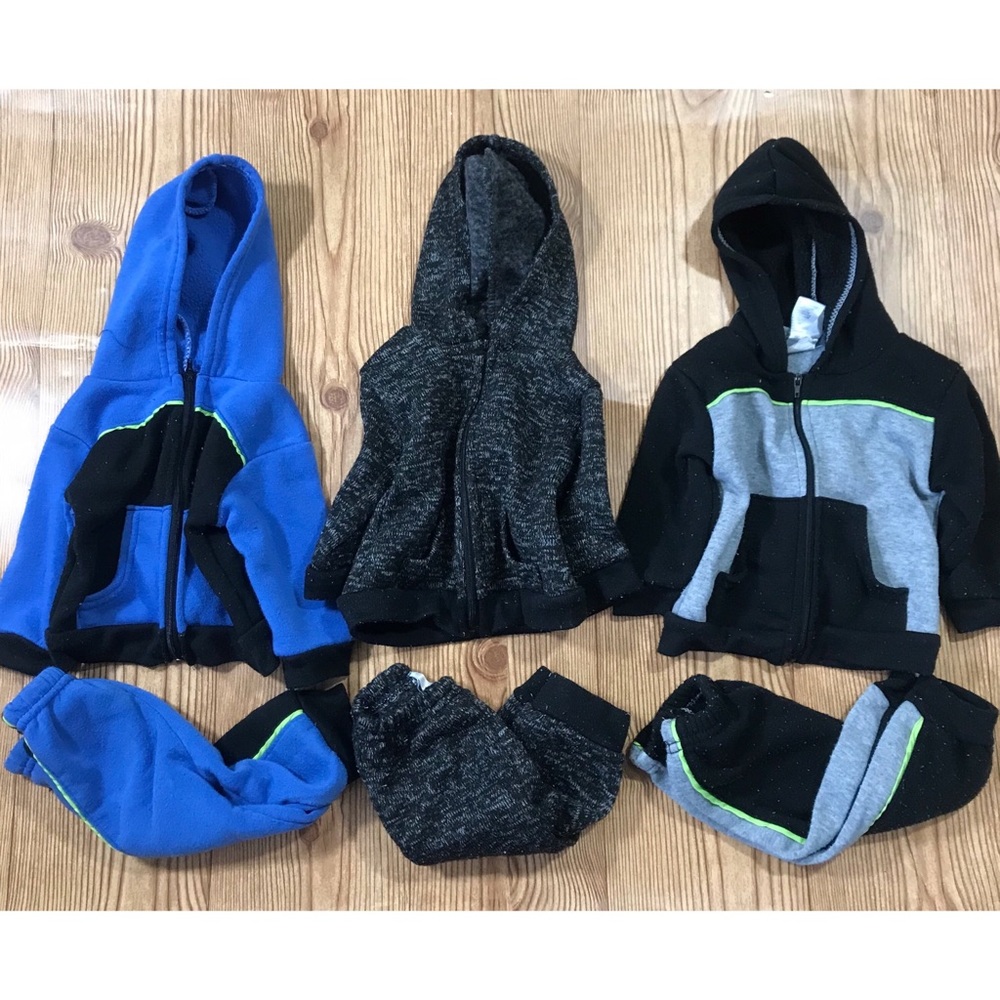 Baby Boy Fall Winter Jogger Bundle 3-9 Months